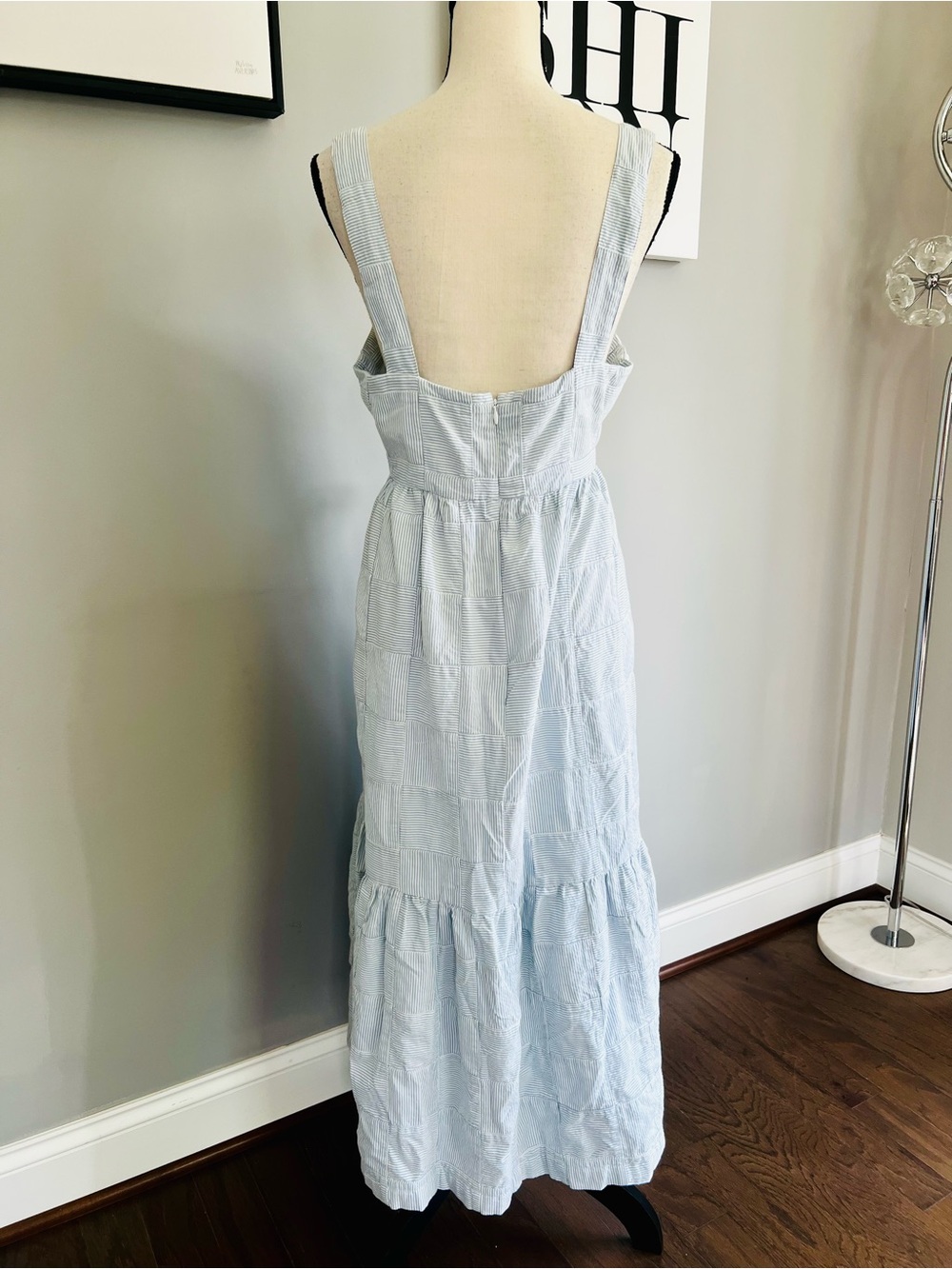Madewell Cicely Tiered Midi Dress in
Patchwork - Picture 6 of 10